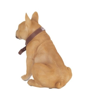 Figura de Perro Bohemio de Resina Marrón 42 cm x 30 cm x 39 cm