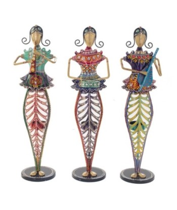 Figura musica portavelas 3 diferentes Multicolor