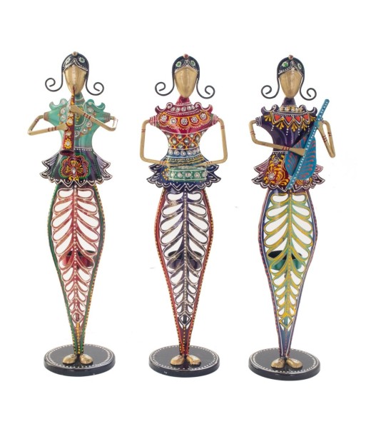Figura musica portavelas 3 diferentes Multicolor