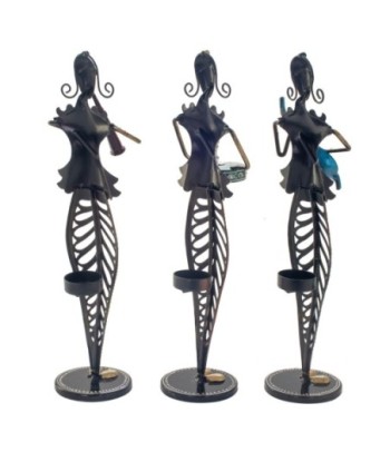 Figura musica portavelas 3 diferentes Multicolor