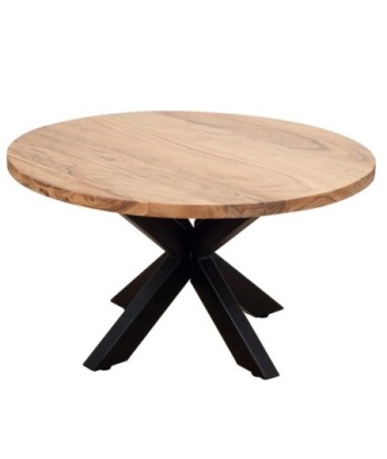 Conjunto de 2 Mesas Auxiliares Bohemias de Madera de Acacia