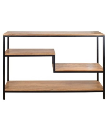 Mueble consola de madera de acacia estilo bohemio para decoración del hogar