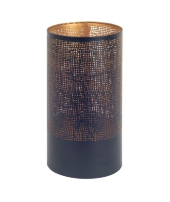 Portavelas de metal negro elegante para decorar tu hogar con estilo