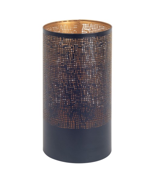 Portavelas de metal negro elegante para decorar tu hogar con estilo