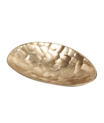 Bandeja grande de aluminio dorado para decoración de hogar y eventos especiales