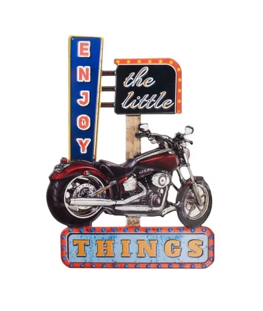 Placa de Metal Vintage para Decoración de Pared, Estilo Retro, Ideal para Salas, Cocinas y Oficinas, 60 cm