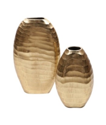 Jarron dorado elegante y moderno para decorar tu hogar con estilo