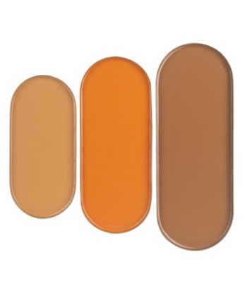 Bandejas metálicas decorativas para el hogar - Set de 3 unidades