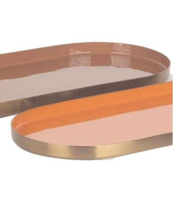 Bandejas metálicas decorativas para el hogar - Set de 3 unidades