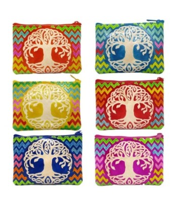 ORIGEN Home Decor Monedero 6U Complementos Multicolor Rectangular 10x13x1cm