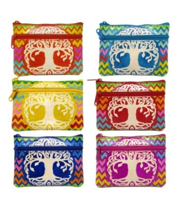 ORIGEN Home Decor Monedero 6U Complementos Multicolor Rectangular 10x13x1cm