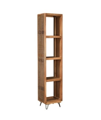 Estanteria Industrial Vintage de Madera Maciza con Diseño Único y Elegante