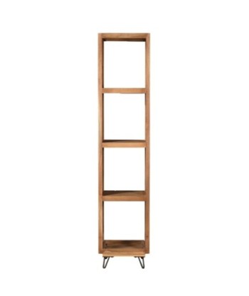 Estanteria Industrial Vintage de Madera Maciza con Diseño Único y Elegante