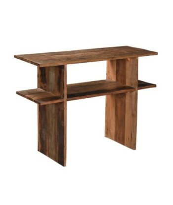Mueble consola industrial de madera para decoración moderna y funcional en el hogar
