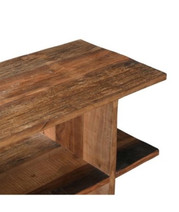 Mueble consola industrial de madera para decoración moderna y funcional en el hogar