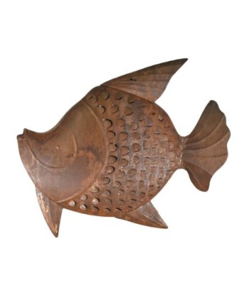 ORIGEN Home Decor Figura Pez Marinero Marrón 32x41x13cm Metal