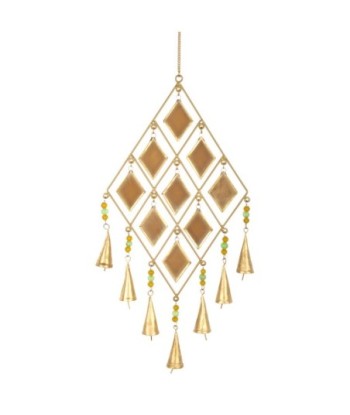 ORIGEN Home Decor Movil Rombos Colgantes Beige 69x27x3cm - Diseño Único y Versátil