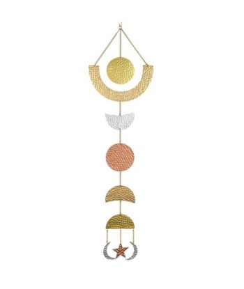 ORIGEN Home Decor Movil Lunas Colgantes Beige - 85x24x1cm | Decoración Hogar