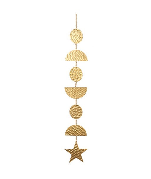 ORIGEN Home Decor Movil Fase Lunar Colgantes Beige 74x10x1cm - Diseño Único y Versátil