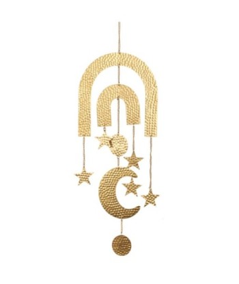 ORIGEN Home Decor Movil Lunas Colgantes Marrón 75x23x1cm - Decoración Hogar Moderna y Elegante