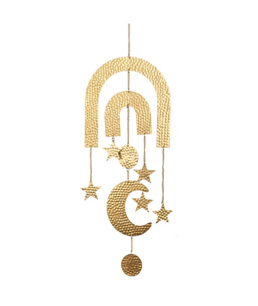 ORIGEN Home Decor Movil Lunas Colgantes Marrón 75x23x1cm - Decoración Hogar Moderna y Elegante