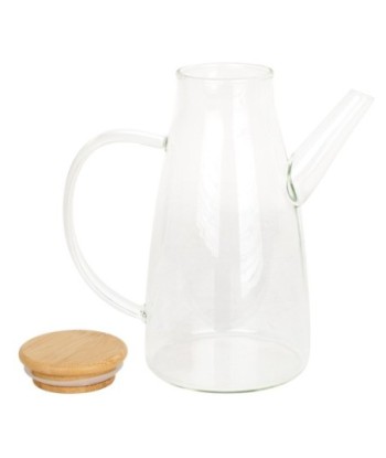 ORIGEN Home Decor Aceitera Utensilios | Aceitera Transparente - 18x19x10cm