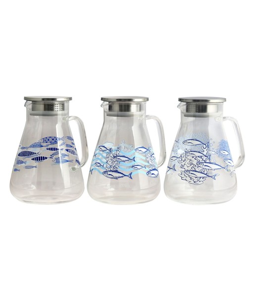 ORIGEN Home Decor Jarra 3U Utensilios | Jarra Transparente - 20x17x14cm para Cocina y Comedor