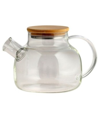 ORIGEN Home Decor Tetera Utensilios | Tetera Transparente - 13x20x14cm, Diseño Japonés de Cristal de Alta Calidad