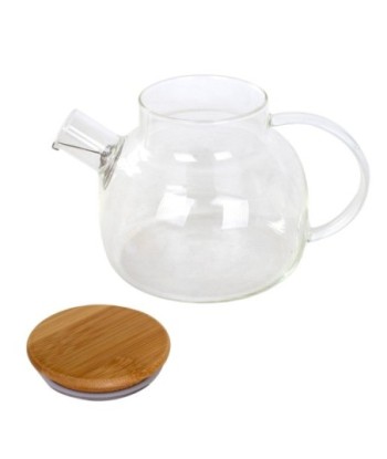 ORIGEN Home Decor Tetera Utensilios | Tetera Transparente - 13x20x14cm, Diseño Japonés de Cristal de Alta Calidad
