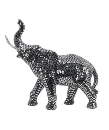 ORIGEN Home Decor Elefante Africanas Y Elefantes Figura de Elefante Gris - 36x38x14cm