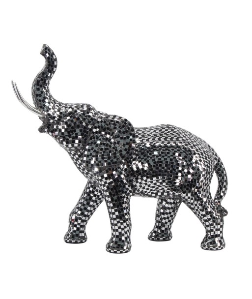 ORIGEN Home Decor Elefante Africanas Y Elefantes Figura de Elefante Gris - 36x38x14cm