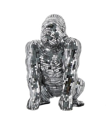 ORIGEN Home Decor Gorila Animales Figura de Gorila Gris - 31x21x20cm