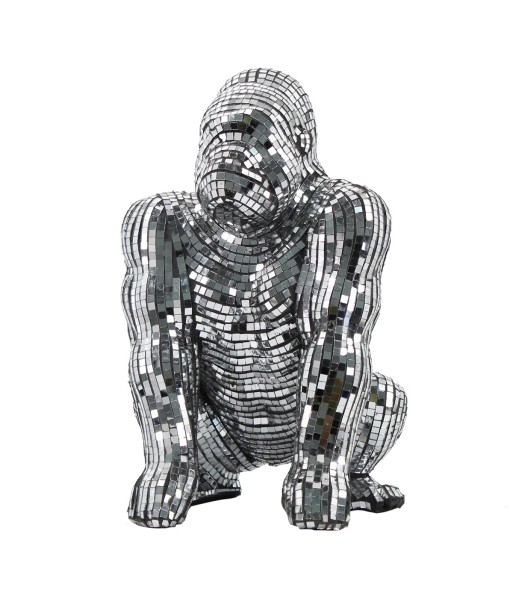 ORIGEN Home Decor Gorila Animales Figura de Gorila Gris - 31x21x20cm