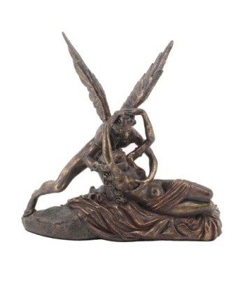 ORIGEN Home Decor Figura de Persona Bronce - Figura Gris 28x30x15cm