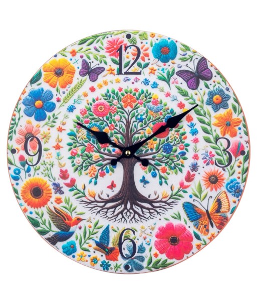 Reloj Árbol de la Vida Decorativo para Pared, Diseño Único y Elegante, Ideal para Regalos y Decoración del Hogar