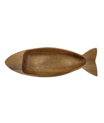 ORIGEN Home Decor Bandeja Pez Utensilios | Bandeja Marrón - 3x41x13cm