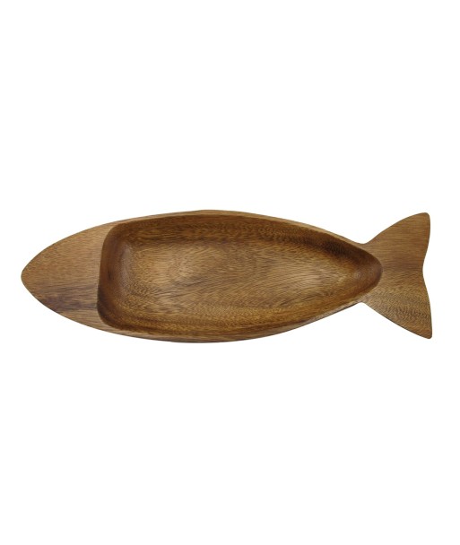 ORIGEN Home Decor Bandeja Pez Utensilios | Bandeja Marrón - 3x41x13cm