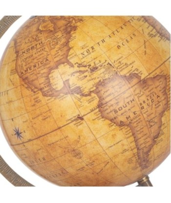 ORIGEN Home Decor Globo Globos Mundo | Beige Redondo - 33x23x20cm