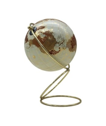 ORIGEN Home Decor Globo Globos Mundo | Gris Redondo - 27x21x18cm