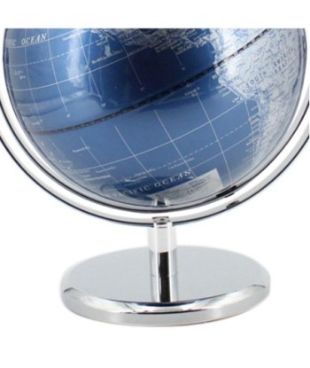 ORIGEN Home Decor Globo Globos Mundo Azul Redondo - 27x24x20cm