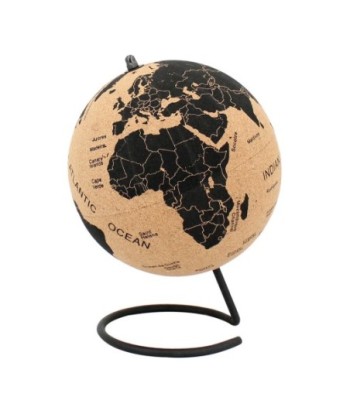ORIGEN Home Decor Globo Globos Mundo Negro Redondo - 28x22x22cm