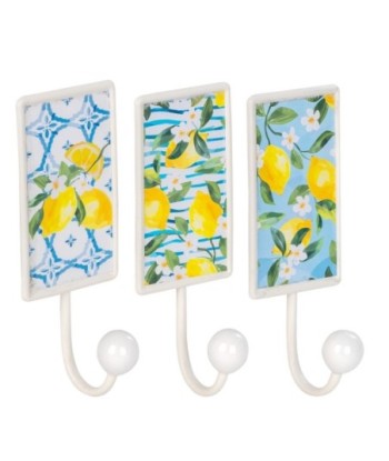 Percha para Limones con 3 Ganchos - Accesorio Decorativo para Cocina y Comedor, Ideal para Frutas y Verduras