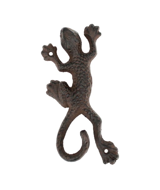 ORIGEN Home Decor Lagarto Jardin | Figura de Lagarto Gris - 19x9x4cm