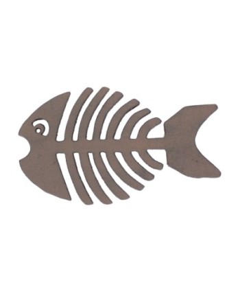 ORIGEN Home Decor Salvamantel Espina Pez Jardin | Salvamanteles Gris - 17x28x2cm