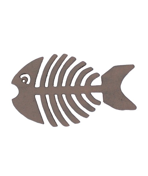 ORIGEN Home Decor Salvamantel Espina Pez Jardin | Salvamanteles Gris - 17x28x2cm