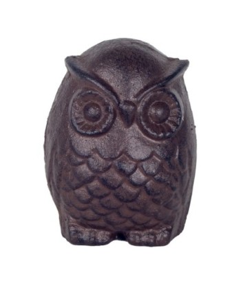 ORIGEN Home Decor Buho Buhos Figura de Búho Gris - 11x8x8cm