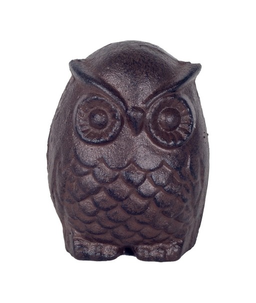 ORIGEN Home Decor Buho Buhos Figura de Búho Gris - 11x8x8cm
