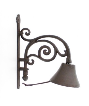 ORIGEN Home Decor Campana Jardin | Campana de Decoración Negro - 27x25x11cm