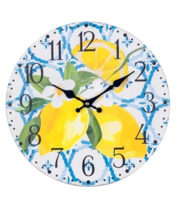 Reloj de Pared Limones Decorativo, Estilo Fresco y Moderno para Cocina, Sala o Comedor, Regalo Ideal para Amantes