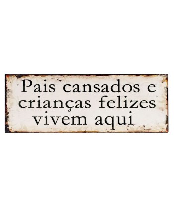 By SIGRIS Placas Pared  Letrero Portugués Adorno Pared Placas Metal Colección Industrial Signes Grimalt Decor